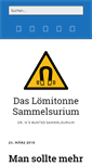 Mobile Screenshot of blog.loemitonne.de